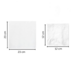 napkin plain cocktail (50 x 100's)